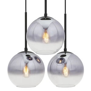 Forte Lighting 2757-03 Callisto 3 Light 16"W Multi Light Pendant - Black - Picture 1 of 4