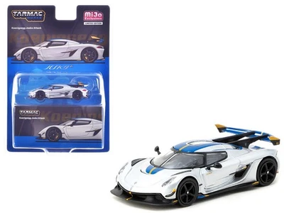 Tarmac Works 1:64 Diecast Model Car Koenigsegg Jesko Attack Silver - Image 1 of 2