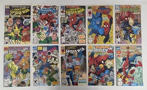 ERIK LARSEN ALL SIGNED (10) COMIC LOT Amazing Spider-Man 337 348 350 NM/M - Picture 1 of 4