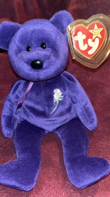 ty beanie babies rare princess diana 1997 no date of birth and pellets - Image 1 of 4
