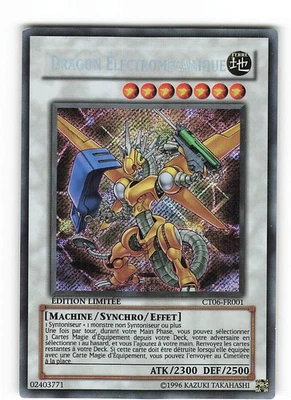 Yugioh WERKZEUGDRACHE , ct06-fr001 Secret Rare französisch NM Limitierte Auflage - Bild 1 von 2