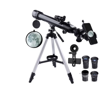 HUTACT Telescope for Adults, 700mm HD Astronomy Telescope w/3 Rotatable Eyepiece - Image 1 of 4