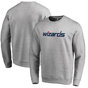 Sudadera Pullover Para Hombre Gris Jaspeado Washington Wizards Wordmark - Imagen 1 de 3