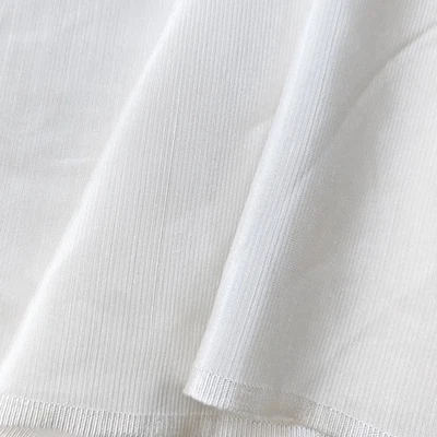 Natural Silk Linen Fabric 18MM 54''Wide Ivory White Black Blue Slubbed Silk Flax - Image 1 of 4