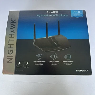 Netgear Nighthawk AX2400 5-Stream WiFi 6 Router RAX29 100NAS - Image 1 of 4