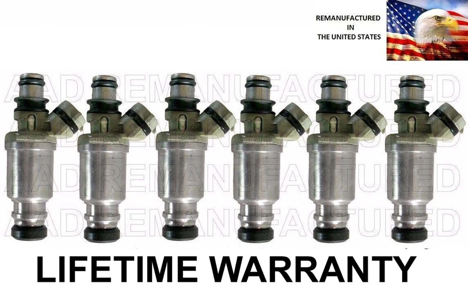 Juego de 6 inyectores de combustible Denso OEM mejorados para Mitsubishi Montero LS 95-96 3,0 L Foto 1 de 1