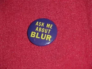 Botón promocional BLUR 1990 - Imagen 1 de 1