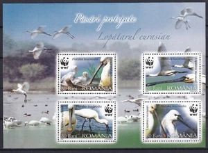 Romania 2006 Birds WWF 4 MNH sheet - Picture 1 of 1