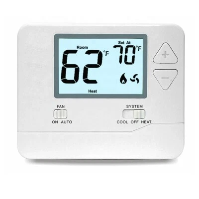 Digital Wall Electronic Non Programmable Thermostat STN-701 Heat / Cool - Image 1 of 4