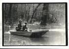 Press Photo Family in Boat on Flood Waters in Tri County - ata01451