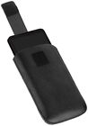 Slim Case Leder Tasche für Apple iPhone 5 Etui Hülle schwarz