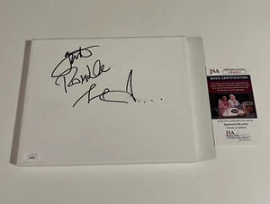 GAVIN ROSSDALE FIRMADO 8x10 LONA BLANCA BUSH JSA CERTIFICADO DE AUTENTICIDAD - Imagen 1 de 2
