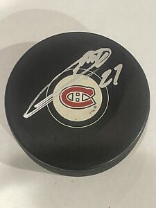 Montreal Canadiens Jonathan Drouin Signed Autographed Hockey Puck a