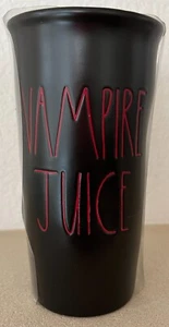 Rae Dunn Artisan Schwarz Vampirsaft Keramik 12 Unzen Reisebecher Becher Neu im Karton! - Bild 1 von 5
