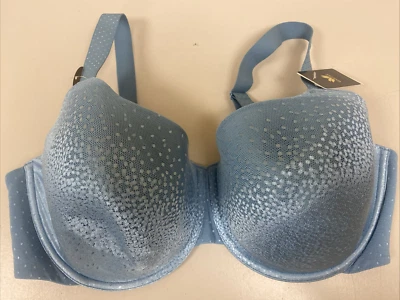 Sujetador camiseta con aros WACOAL 853303 Back Appeal 42DDD azul nuevo con etiquetas Foto 1 de 4