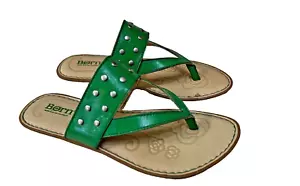 Born Womens Leather Sandals Flip Flop Thong Women Slide Sandals Flops Size Born - Picture 1 of 8