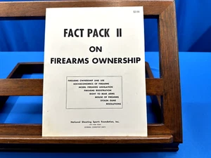 Fact Pack II on Firearms Ownership, National Shooting Sports Foundation, 1970 - Picture 1 of 6