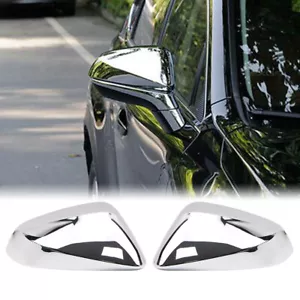 Rearview Side Wing Mirror Cover for Lexus NX RX 2016 2017 2018 2019 Chrome Trim - Foto 1 di 11