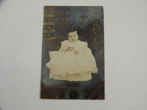Lindo bebé Freter Brothers Bridgeport Ohio OH RPPC foto real - Imagen 1 de 2