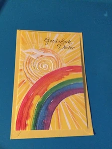 Graduation For A Doctorate “Good Luck Doctor” Congratulations Greeting Card - Picture 1 of 3