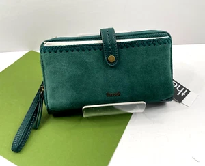 The Sak Iris Smartphone Bandolera Cartera Teléfono Celular Cartera Verde Pino Gamuza Nuevo con Etiquetas - Imagen 1 de 11