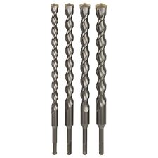 4-Piece 12 Inch SDS plus Drill Bit Set, Carbide Tipped, Rotary Hammer Drill Bits