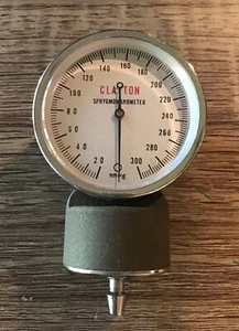 VTG CLAYTON SPHYGMOMANOMETER BLOOD PRESSURE GAUGE ONLY MADE IN JAPAN - Picture 1 of 6