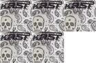 Lot of 5 Kast Extreme Fishing Gear Banditos Skull-Paisley One Size NWT in OP
