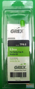 GRXTFK5 Grex 0.5mm Fan Spray Cap & Nozzle Kit [for TG, TS, XGi & XSi