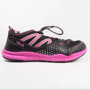 Tenis Teva negras y rosas talla 2 (juventud) - Imagen 1 de 11