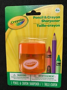 New in Package Crayola Pencil and Crayon Sharpener Orange - Picture 1 of 1