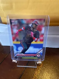 2023 TOPPS NOW ELLY DE LA CRUZ YOUNGEST PLAYER HIT 4 CYCLE 51 YRS ROOKIE RC REDS - Picture 1 of 2