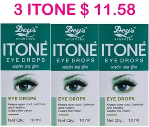 Cantidad de 3 gotas para los ojos ITONE hierbas ayurvédicas para la conjuntivitis, picazón en los ojos - Imagen 1 de 2
