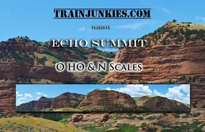 TrainJunkies Echo Summit Model Railroad Backdrop - Picture 1 of 6