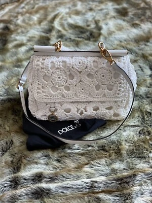 Bolso Dolce & Gabbana Crocheted Mediano Sicilia Foto 1 de 4