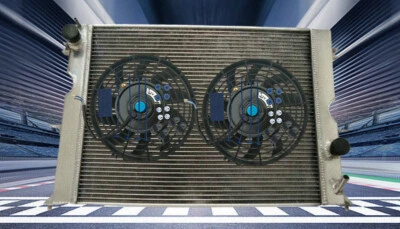 Radiador 3 filas + ventilador para Land Rover Defender LD 2.2/2.4 TD4 2.5 TD5 diésel 90-16 10 Foto 1 de 4