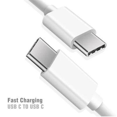 USB C to USB C Cable Fast Charger Cord for iPad Pro, iPad Air, iPhone 15 Pro Max - Image 1 of 4