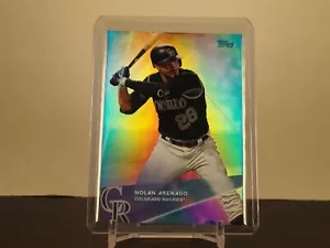 2020 Topps X Steve Aoki Baseball Wave 2 Rainbow Foil Parallel Nolan Arenado #29 - Picture 1 of 2
