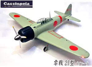 Cassiopeia RC Zero Type 21 A6M2 Gray PIP Kit 1150mm/950mm Fighter Aircraft WWII - Picture 1 of 9