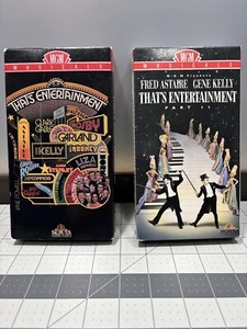 That’s Entertainment & Part 2 VHS Movie Lot Fred Astaire Gene Kelly Judy Garland - Picture 1 of 18