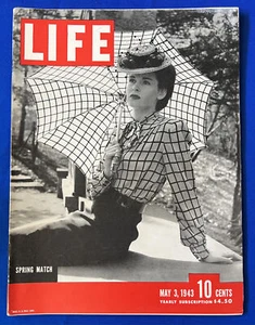 1943 LIFE MAGAZINE WORLD WAR II BATTLE OF BISMARCK FRANK SINATRA SOUTH AFRICA - Picture 1 of 1