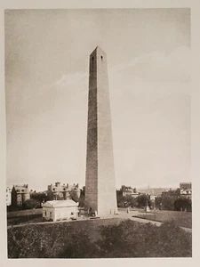 Bunker Hill Monument Charlestown Massachusetts Fotogravur 1893 - Bild 1 von 2