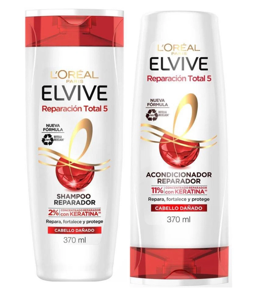 KIT Elvive Total Repair 5 Shampoo + Conditioner 370ML - Image 1 of 1