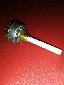 Commutateur rotatif 4 circuits 3 positions bakelite Lorlin DepE10h33/3 - Foto 1 di 5