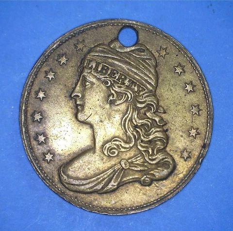 (1852) LIBERTY HEAD / TOM THUMB GAME COUNTER: JOHANN REICH DESIGN - *24863312 🌈 Cover