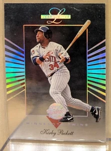 1994 Leaf LIMITED SILVER #51 Kirby Puckett Twins HOF RARE SUPER PREMIUM HOLOFOIL - Picture 1 of 2