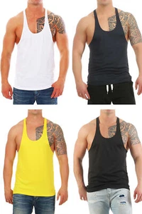 Herren Stringer Tanktop Bodybuilding Achselshirt Muskelshirt Sportshirt Fitness - Bild 1 von 25
