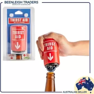Thirst Aid PUSH DOWN TWIST TOP BOTTLE OPENER Brand New - Picture 1 of 9