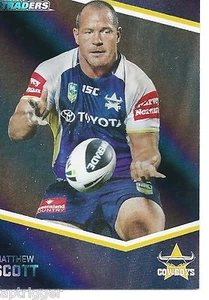2014 NRL Traders Black Parallel Special (PS34) Mathew SCOTT Cowboys - Picture 1 of 1