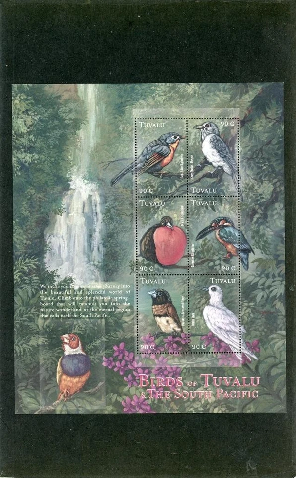 Tuvalu 2000 Birds Scott # 832 como nuevo LH Foto 1 de 1